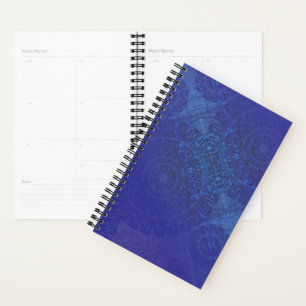 Acceptance   Blue Indigo Violet Boho Medallions Planner