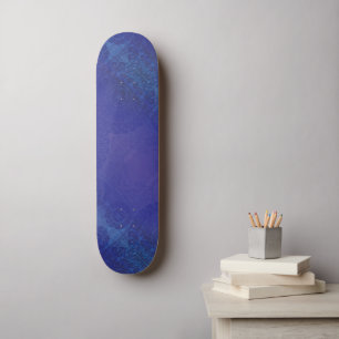 Acceptance   Blue Indigo Violet Boho Medallions Skateboard
