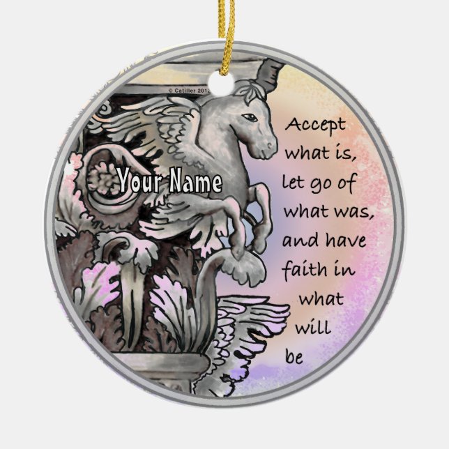 Acceptance Ceramic Tree Decoration (Front)