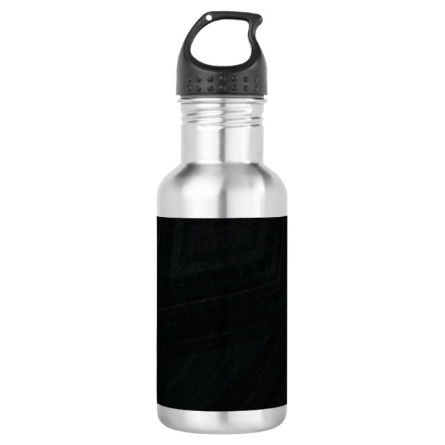 Acceptance | Dark Abstract Texture 710 Ml Water Bottle (Front)