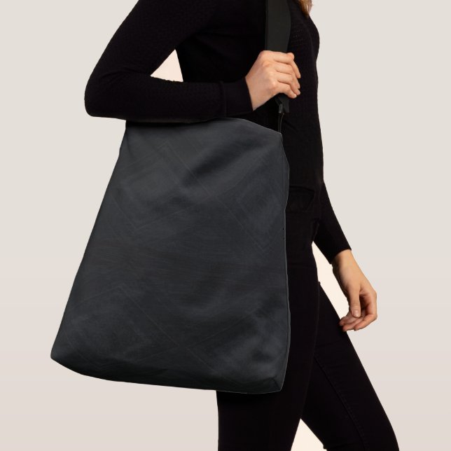 Acceptance | Dark Abstract Texture Crossbody Bag (Close Up)