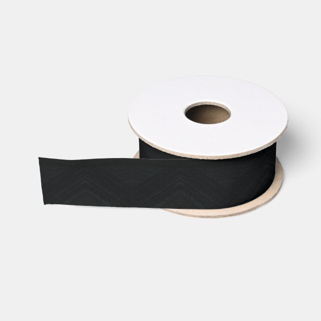 Acceptance | Dark Abstract Texture Grosgrain Ribbon (Spool)