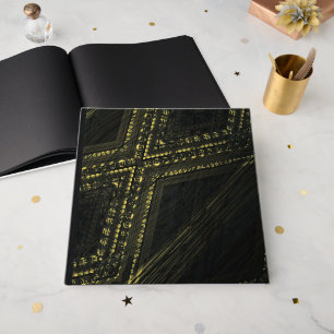 Acceptance Dark Abstract Texture Guest Book