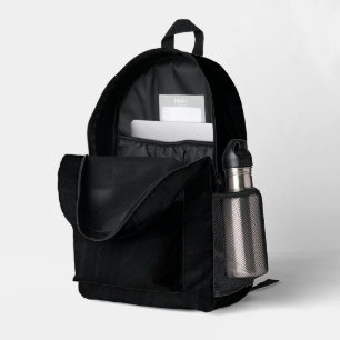 Acceptance Dark Abstract Texture Printed Backpack