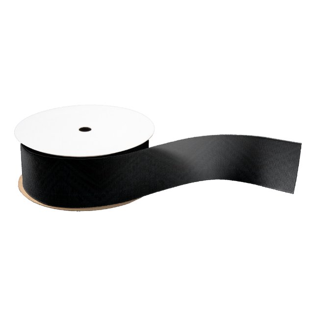 Acceptance | Dark Geometric Texture Grosgrain Ribbon (Spool)