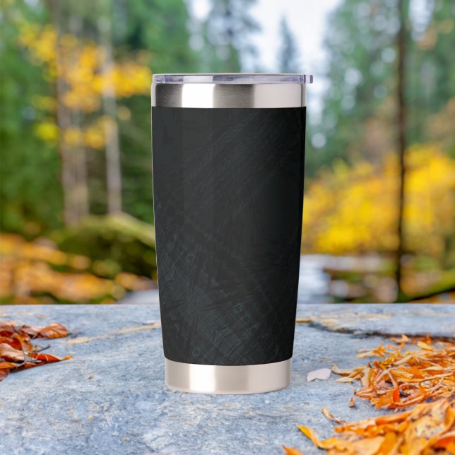 Acceptance | Dark Shibori Texture Insulated Tumbler (Outdoor)