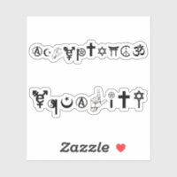 Acceptance Equality Symbols 1