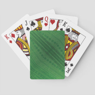 Acceptance   Green Eclectic Boho Pattern Playing Cards