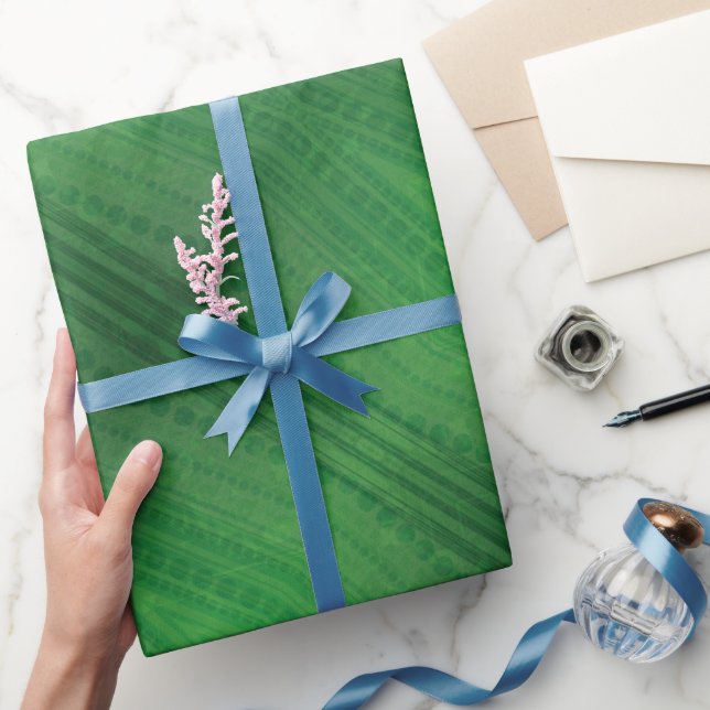 Acceptance | Green Eclectic Boho Pattern Wrapping Paper (Gifting)