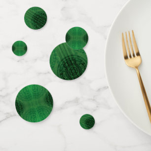 Acceptance   Green Meditation Medallions Confetti