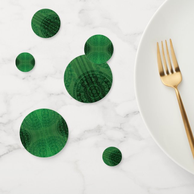 Acceptance | Green Meditation Medallions Confetti (Group)