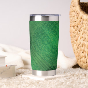 Acceptance   Green Meditation Medallions Insulated Tumbler