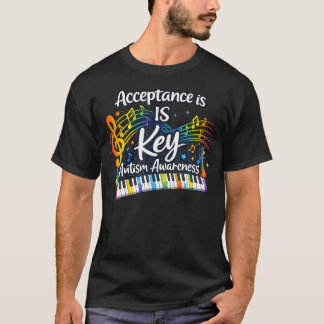 Acceptance Is Key Autism Awareness Month Teachers T-Shirt