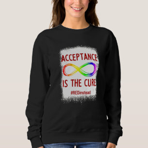 Acceptance Is The Cure Autism Awareness  Sweatshirt