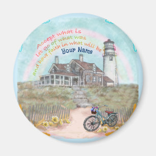 Acceptance Lighthouse round Magnet