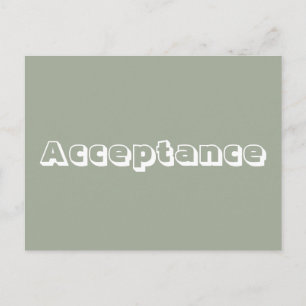 Acceptance Postcard