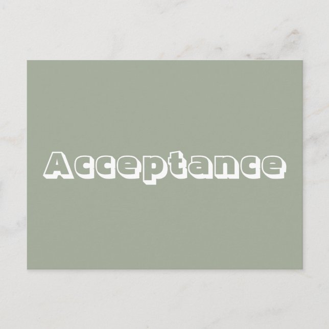 Acceptance Postcard (Front)