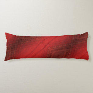 Acceptance   Red Eclectic Boho Pattern Body Cushion