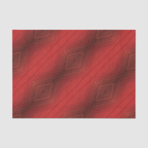 Acceptance   Red Eclectic Boho Pattern Tissue Paper