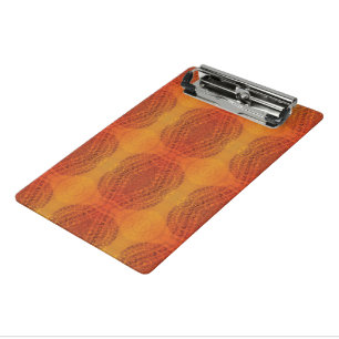 Acceptance   Red Orange Yellow Boho Medallions Mini Clipboard