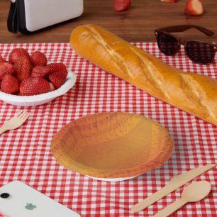 Acceptance   Red Orange Yellow Shibori Pattern Paper Plate