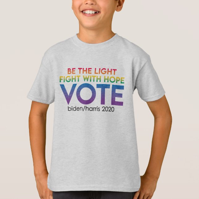 Acceptance Speech Vote - Biden/Harris Kids' T-Shirt (Front)