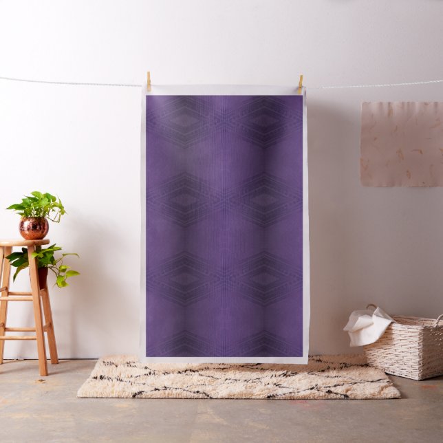 Acceptance | Violet Eclectic Boho Pattern Fabric (In Situ)