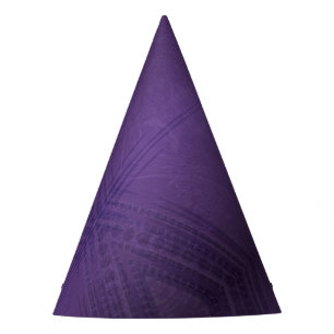 Acceptance   Violet Eclectic Boho Pattern Party Hat