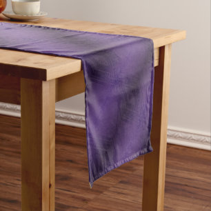 Acceptance   Violet Eclectic Boho Pattern Short Table Runner