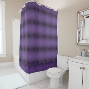 Acceptance   Violet Eclectic Boho Pattern Shower Curtain