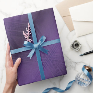 Acceptance   Violet Eclectic Boho Pattern Wrapping Paper