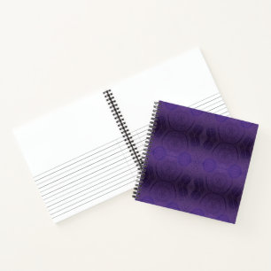 Acceptance   Violet Meditation Medallions Notebook