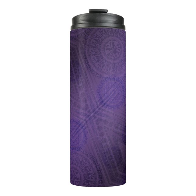 Acceptance | Violet Meditation Medallions Thermal Tumbler (Front)
