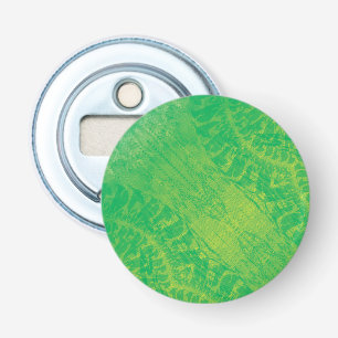 Acceptance Yellow Green Blue Boho Medallions Bottle Opener