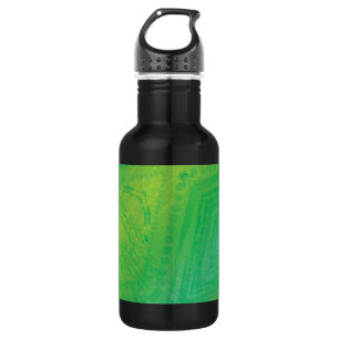 Acceptance   Yellow Green Blue Shibori Pattern 532 Ml Water Bottle