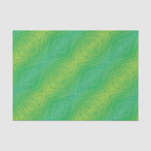 Acceptance Yellow Green Blue Shibori Pattern Tissue Paper