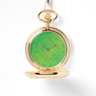Acceptance   Yellow Green Blue Shibori Pattern Watch