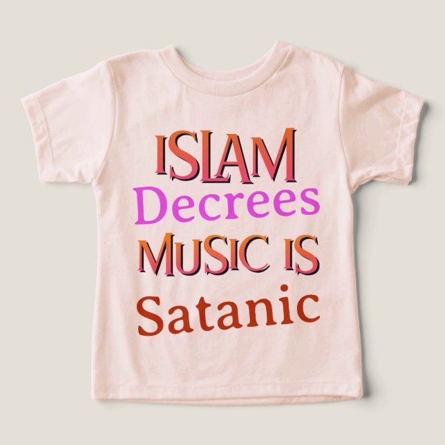 Accepting that Islam tell us Muslic is Satanic  (Design Front)