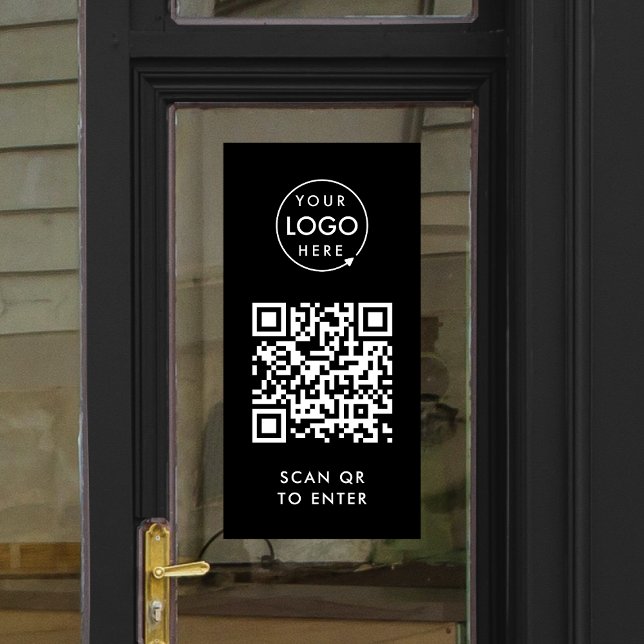 Access Control Door Lock | QR Code Black Logo  (Creator Uploaded)