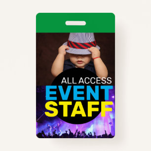 Access event staff ID badge