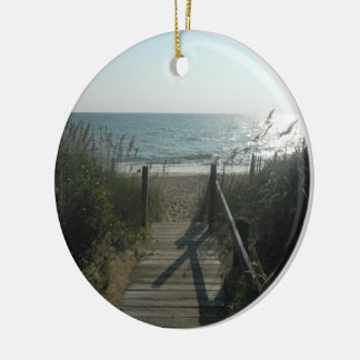 Access To The Beach Ceramic Tree Decoration