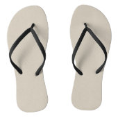 Accessible Beige Solid Colour Jandals (Footbed)