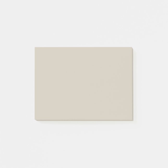 Accessible Beige Solid Colour Post-it Notes (Front)