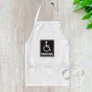 Accessible Parking Sign Wheelchair Symbol Standard Apron