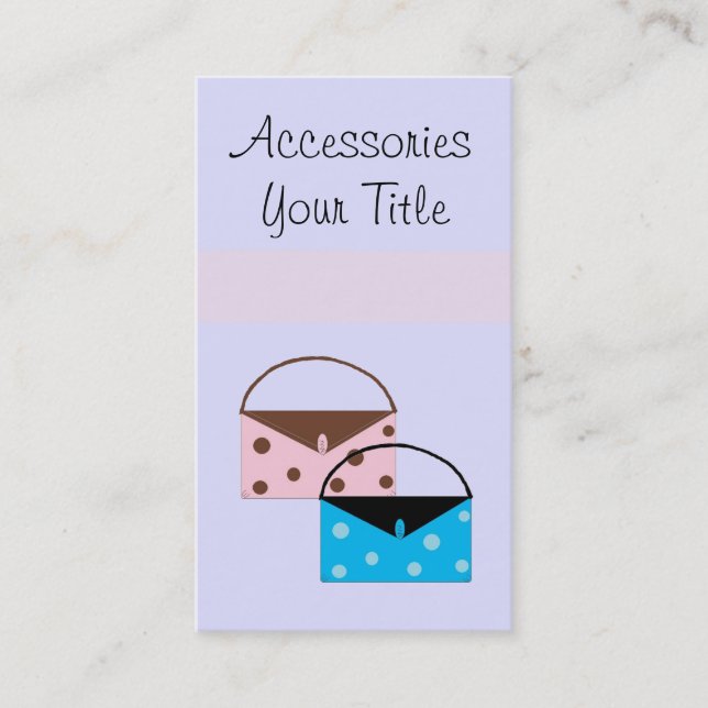 Accessories Business Card (Front)