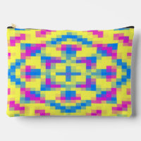 Accessory Pouch, A mosaic classic pattern design