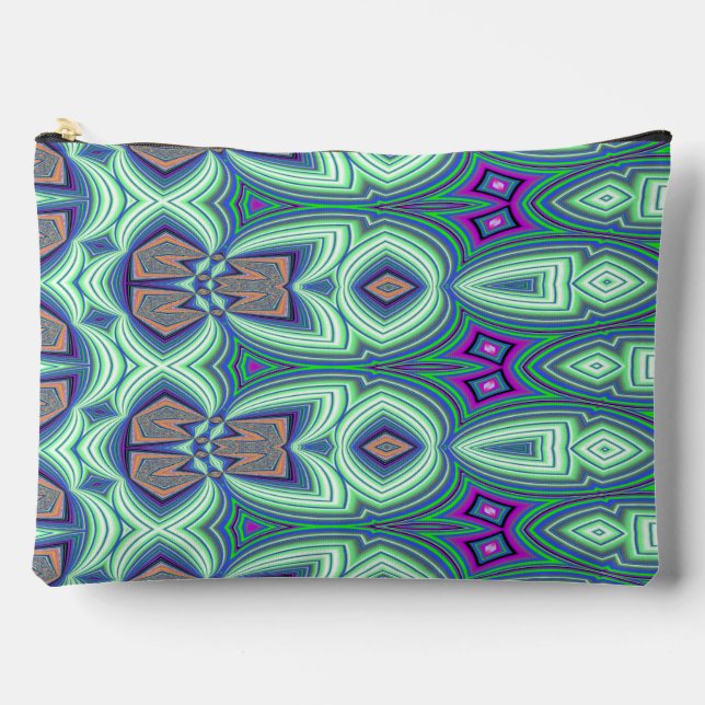 Accessory Pouch, A seamless classic pattern design Pouch (Front)