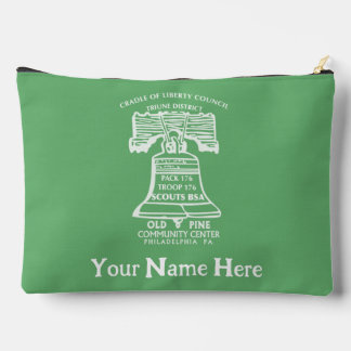 Accessory Pouch Large - Olive Green (Personalised)