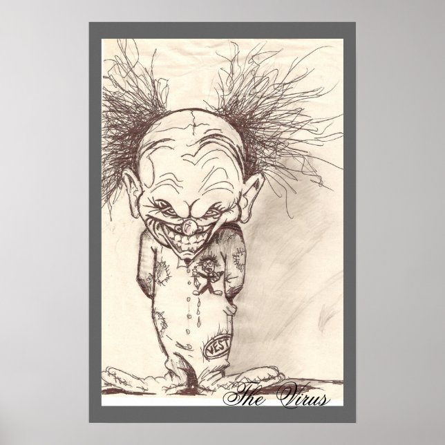 AcCiDeNt ArT 'Clowns Of A Different Nature' Poster (Front)