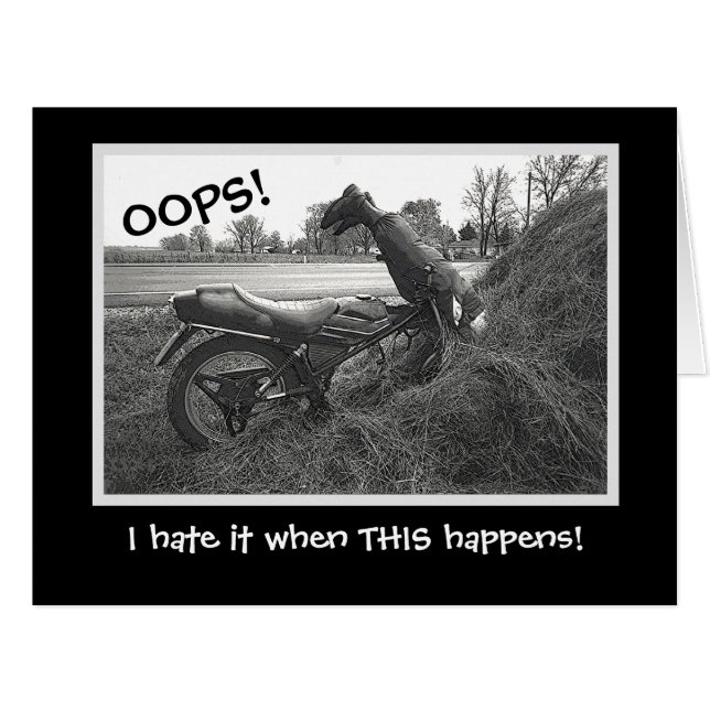 "ACCIDENT HUMOR FROM GROUP" OVERSIZE/CUSTOMIZABLE (Front Horizontal)